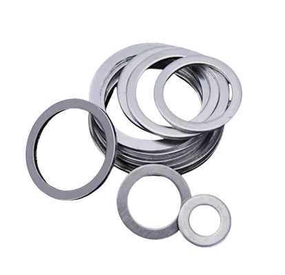 DIN125 A2 304 Stainless Steel Flat Washers 200HV Plain Gasket Set for M3-M30 Sizes Oil Gas Industry Corrosion Resistant