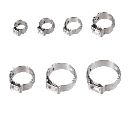 304 Stainless Steel Single Ear Clamp for General Industry from -Supplied Customized Support OEM Sample Instock