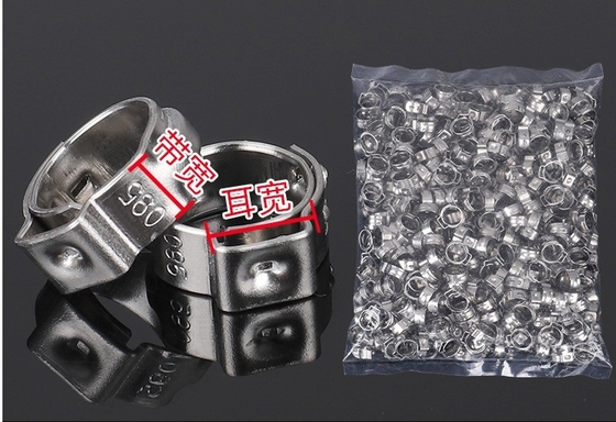 304 Stainless Steel Single Ear Clamp for General Industry from -Supplied Customized Support OEM Sample Instock
