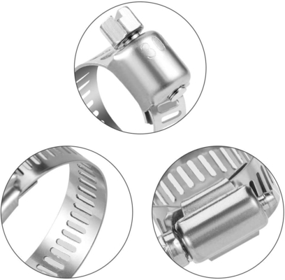 ZINC Finish Heavy Duty Clamp for Firm Hose and Tube Sample Instock Durable Design Stainless Steel General Purpose Worm-Drive Clamps