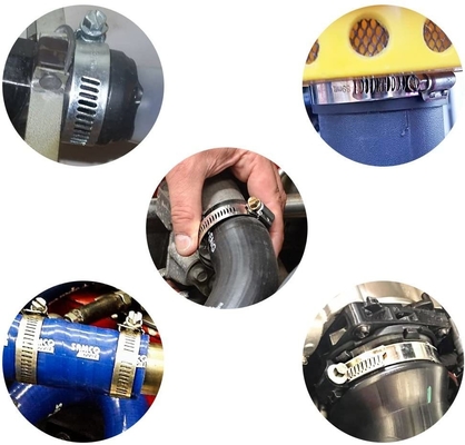 ZINC Finish Heavy Duty Clamp for Firm Hose and Tube Sample Instock Durable Design Stainless Steel General Purpose Worm-Drive Clamps