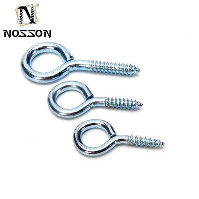Custom Sizes M8 Eye Screws Black Finish SS316 Lag Snake Open Eyes Hook Pins Screw Long Metal Stainless Steel Welded Sheep 45mm