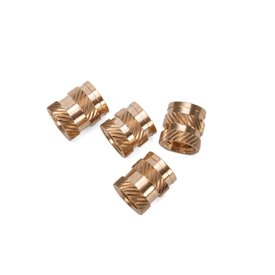 Knurled Brass Thread Insert Nut For Plastic Flare Nut M3 M4 M5 M6 M8 M10 M12 1/4 3/8 5/16 GB