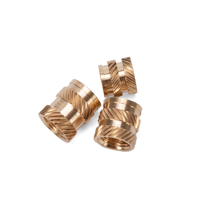 Knurled Brass Thread Insert Nut For Plastic Flare Nut M3 M4 M5 M6 M8 M10 M12 1/4 3/8 5/16 GB