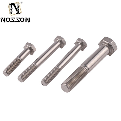 ZINC Finish ANSI/ASME Standard Stainless Steel Half Thread Hex Bolt for Heavy Duty Applications