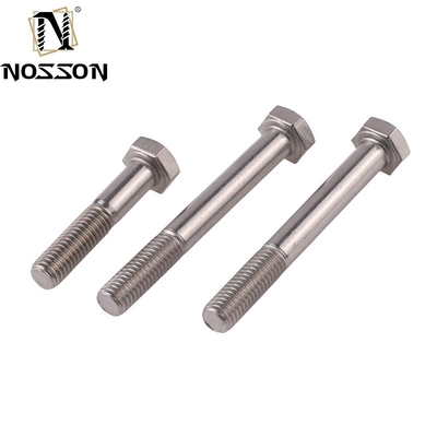 ZINC Finish ANSI/ASME Standard Stainless Steel Half Thread Hex Bolt for Heavy Duty Applications
