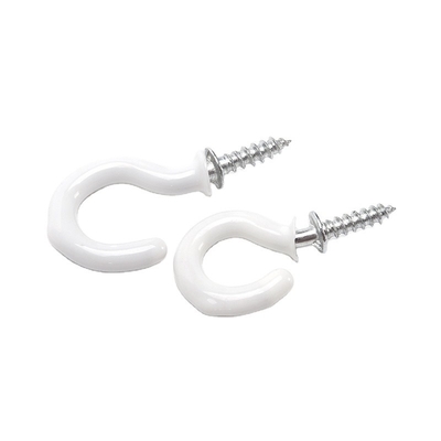 JIS Standard INCH Measurement System Steel Cup Screw Hooks with Long-lasting Durability