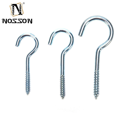 JIS Standard INCH Measurement System Steel Cup Screw Hooks with Long-lasting Durability