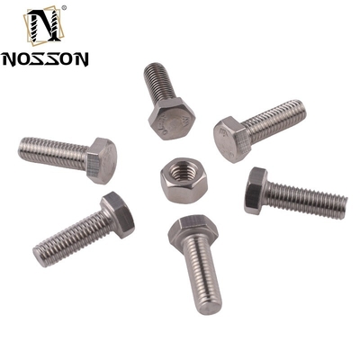 Stainless Steel ANSI/ASME M8 Hex Head Bolt Grade 4.8/ 8.8/ 10.9/ 12.9 Half Thread Bolt And Nut Pernos Din 931 Zinc Finish
