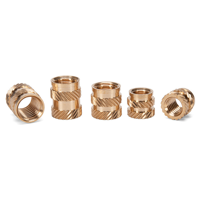 Direct High Head Knurled Brass Rivet Nut M3 M4 M5 M6 for Healthcare DIN Standard Metric Measurement System Imperial Inch