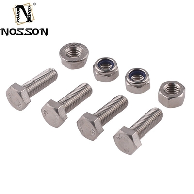 Blue Dyed Finish DIN Standard Titanium Hex Bolt And Nut M3 M4 M5 M6 M8 M10 M12 M14 M16 M20 With HEX Head Style