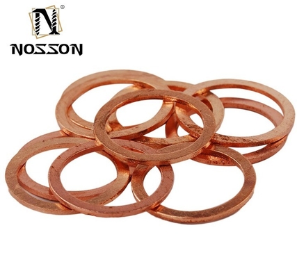 Split Style 18-8 Stainless Steel JIS Standard 1mm Thickness Copper Meson Copper Gasket Metal Flat Shim Washer M3-M9