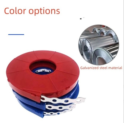 Heat-Resistant Mounting with White Steel Strip Tape and Durable Plastic Powder Surface 12mm 17mm Width Fixing Banding Tape