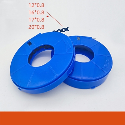 100% QC Passed High Durability Perforated Steel Tape Plastic Sprayed Tape Metal White and Long-lasting Performance 12mm Width