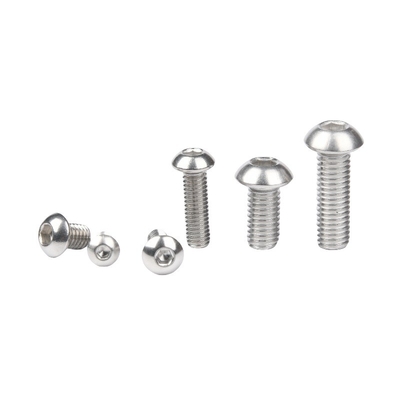 Stainless Steel 304 316 Hex Socket Pan Head Screw Button Head Screw with Black Oxide Finish in Metric Measurement System