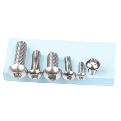 Stainless Steel 304 316 Hex Socket Pan Head Screw Button Head Screw with Black Oxide Finish in Metric Measurement System