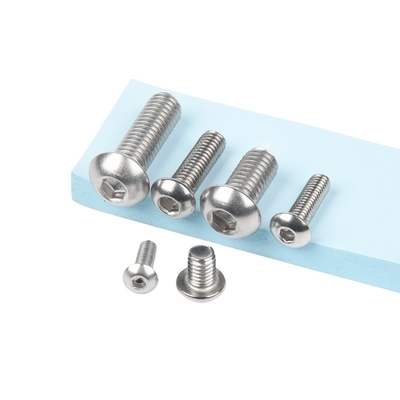 Stainless Steel 304 316 Hex Socket Pan Head Screw Button Head Screw with Black Oxide Finish in Metric Measurement System