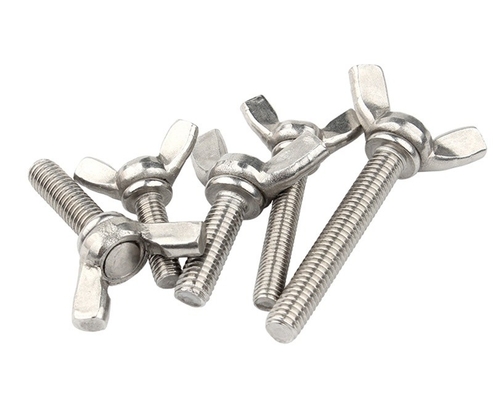ANSI/ASME Standard M6 M8 M10 Stainless Steel Wing Bolt And Nuts Resistant to Corrosion for Industrial Machinery