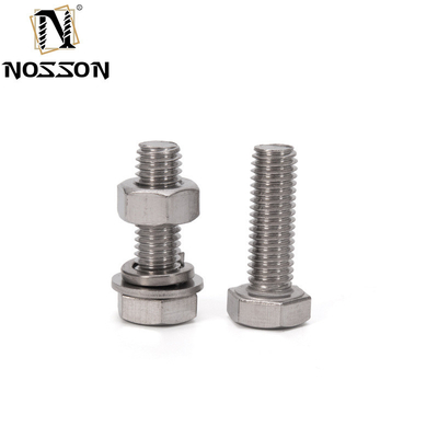 ZINC PLATED Stainless Steel Hex Bolt and Nuts Washer 304 316 for High Tensile Strength in Industrial Applications