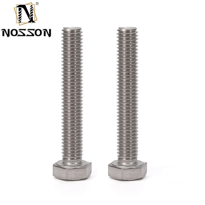 Customized Stainless Steel Hex Head Bolt with Black Oxide Finish and M1.6 M2 M2.5 M3 M4 M5 M6 M8 M10 M12 M14 M16 M20