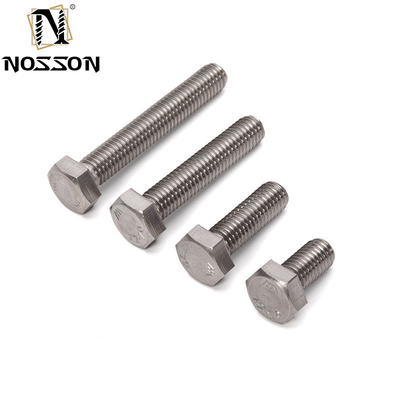 Customized Stainless Steel Hex Head Bolt with Black Oxide Finish and M1.6 M2 M2.5 M3 M4 M5 M6 M8 M10 M12 M14 M16 M20