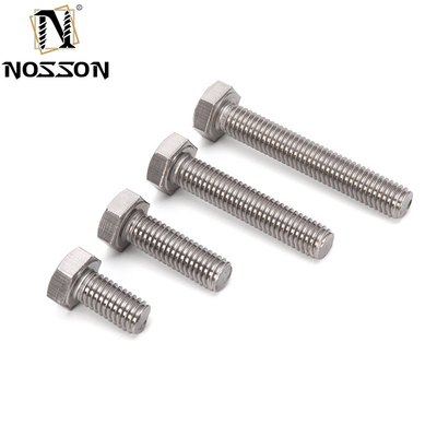 Customized Stainless Steel Hex Head Bolt with Black Oxide Finish and M1.6 M2 M2.5 M3 M4 M5 M6 M8 M10 M12 M14 M16 M20