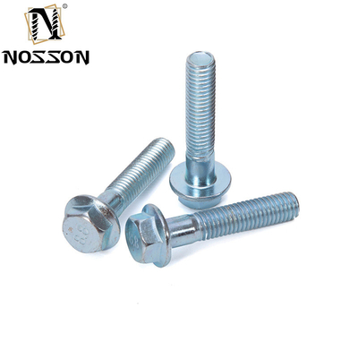 High Grade A2-70 Carbon Steel 5/16 Flanged Hex Head Bolts Fully Threaded 5/16&quot;-18 x 3/4&quot; Grade 5 for Customer Requirements