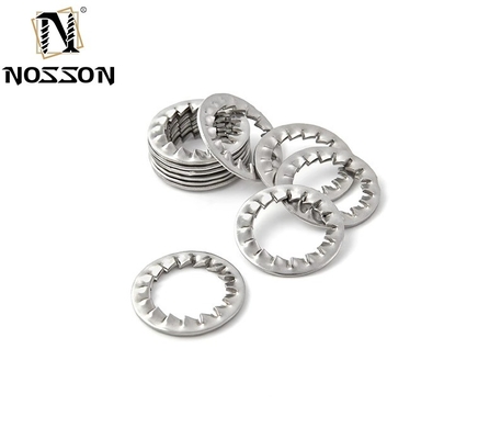 M6 M8 M10 M12M14 M16M18M20M22M24M27m30 Carbon Steel DIN6798 External Tooth Star Lock Washers for Industrial Applications