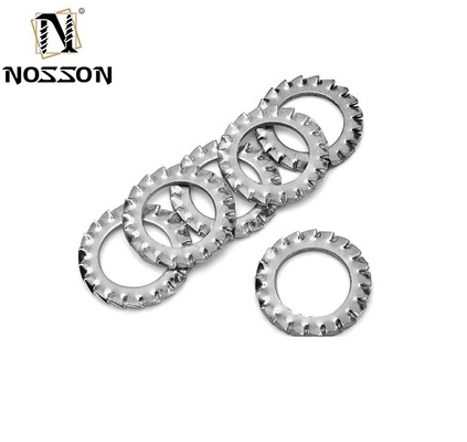 M6 M8 M10 M12M14 M16M18M20M22M24M27m30 Carbon Steel DIN6798 External Tooth Star Lock Washers for Industrial Applications