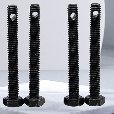 M1.6-M20 Metric Measurement System Stainless Steel Flat Head Hollow Bolt with Cotter Pin Hole