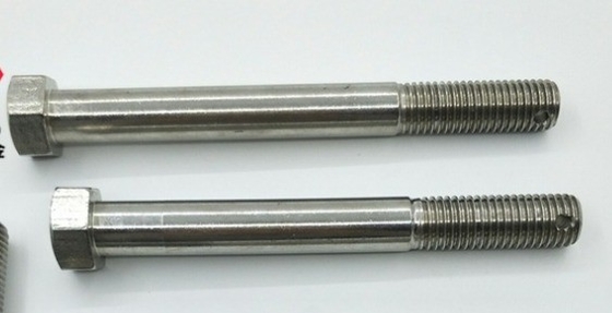M1.6-M20 Metric Measurement System Stainless Steel Flat Head Hollow Bolt with Cotter Pin Hole