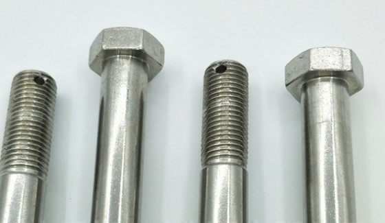 M1.6-M20 Metric Measurement System Stainless Steel Flat Head Hollow Bolt with Cotter Pin Hole