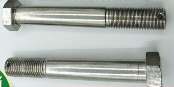M1.6-M20 Metric Measurement System Stainless Steel Flat Head Hollow Bolt with Cotter Pin Hole
