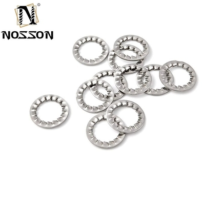 Enhanced Fastening Performance with Stainless Steel Black Finish Star External Toothed Lock Washer DIN 6797 M6-M30