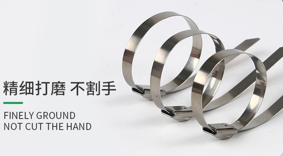 Self-locking 4.6mm Stainless Steel Cable Ties JIS Standard for Secure and Durable Fastening in Challenging Environments