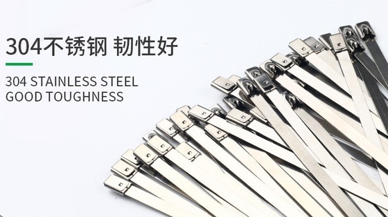 Self-locking 4.6mm Stainless Steel Cable Ties JIS Standard for Secure and Durable Fastening in Challenging Environments