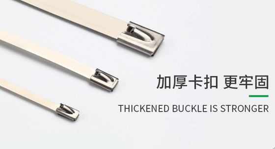 Self-locking 4.6mm Stainless Steel Cable Ties JIS Standard for Secure and Durable Fastening in Challenging Environments