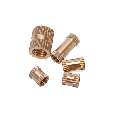 Brass Threaded Inserts Nuts for Injection Molding M3 M4 M5 M6 M8 M10 M12 1/4 3/8 5/16 in Stainless Steel Customized