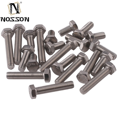ZINC PLATED M6 Hex Head Bolt Metric Measurement System Titanium Hex Bolts and Nuts DIN 931 for Products