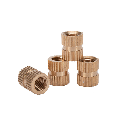 Brass Threaded Inserts Nuts for Injection Molding M3 M4 M5 M6 M8 M10 M12 1/4 3/8 5/16 in Stainless Steel Customized