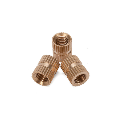 Brass Threaded Inserts Nuts for Injection Molding M3 M4 M5 M6 M8 M10 M12 1/4 3/8 5/16 in Stainless Steel Customized