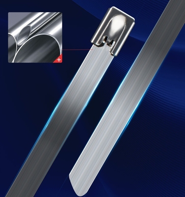 GB Standard Self-locking SS304/316 Stainless Steel Cable Ties 4.6*300mm within ISO for Fscat Raw Material