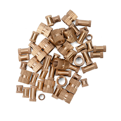 Zinc Plated M3 M4 M5 M6 M8 Brass Copper Embedded Knurled Threaded Insert Nuts for Wood Imperial Inch at Affordable Cost