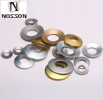 M3-M30 NFE25511 Stainless Steel French Anti-Loose Lock Washer Disc Dish Locket Washer Knurled Flat Washer Round Knurling