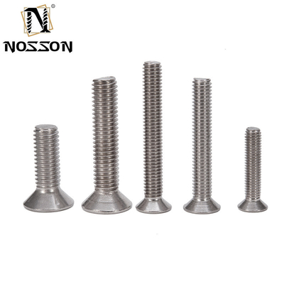 304 Stainless Steel Cross Recessed Countersunk Flat Head Screw with Metric Measurement System and JIS Standard