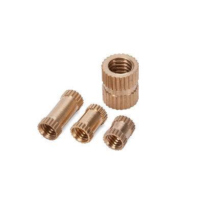 Chrome Plated Finish Mining Brass Knurled Expansion Insert Nut for M3 M4 M5 M6 M8 M10 M12 1/4 3/8 5/16 Threads and Longevity