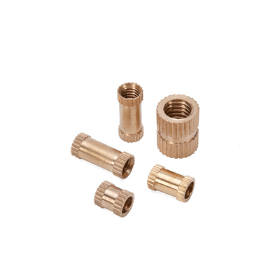 Chrome Plated Finish Mining Brass Knurled Expansion Insert Nut for M3 M4 M5 M6 M8 M10 M12 1/4 3/8 5/16 Threads and Longevity