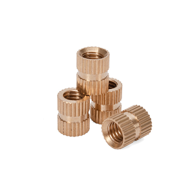 Chrome Plated Finish Mining Brass Knurled Expansion Insert Nut for M3 M4 M5 M6 M8 M10 M12 1/4 3/8 5/16 Threads and Longevity