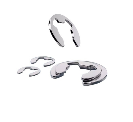ANSI/ASME Standard M1.2-M30 Wedge Style 304 Stainless Steel Circlip Open Type Retaining Ring with ZINC Finish