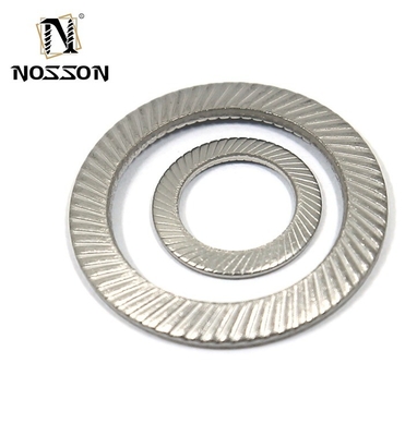 Countersunk Double Sided Tooth Washer M2.5-M30 DIN9250 ANSI/ASME Standard for Heavy Industry Applications Knurled Pattern